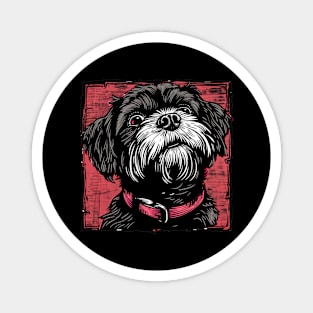 Retro Art Affenpinscher Dog Lover Magnet